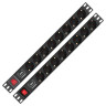 Блок розеток EXEGATE SERVERPRO PDU-19H804 Al-8S-EU2,5CU-SW-SPD1 EX299605RUS