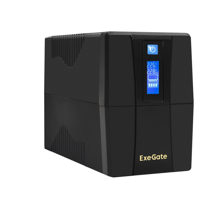 Источник бесперебойного питания EXEGATE SPECIALPRO SMART LLB-3000.LCD.AVR.4SH.RJ.USB EP287660RUS