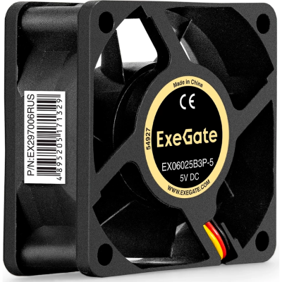 Вентилятор 5В DC EXEGATE EX06025B3P-5